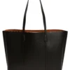 Perry Triple Compartment Leather Tote