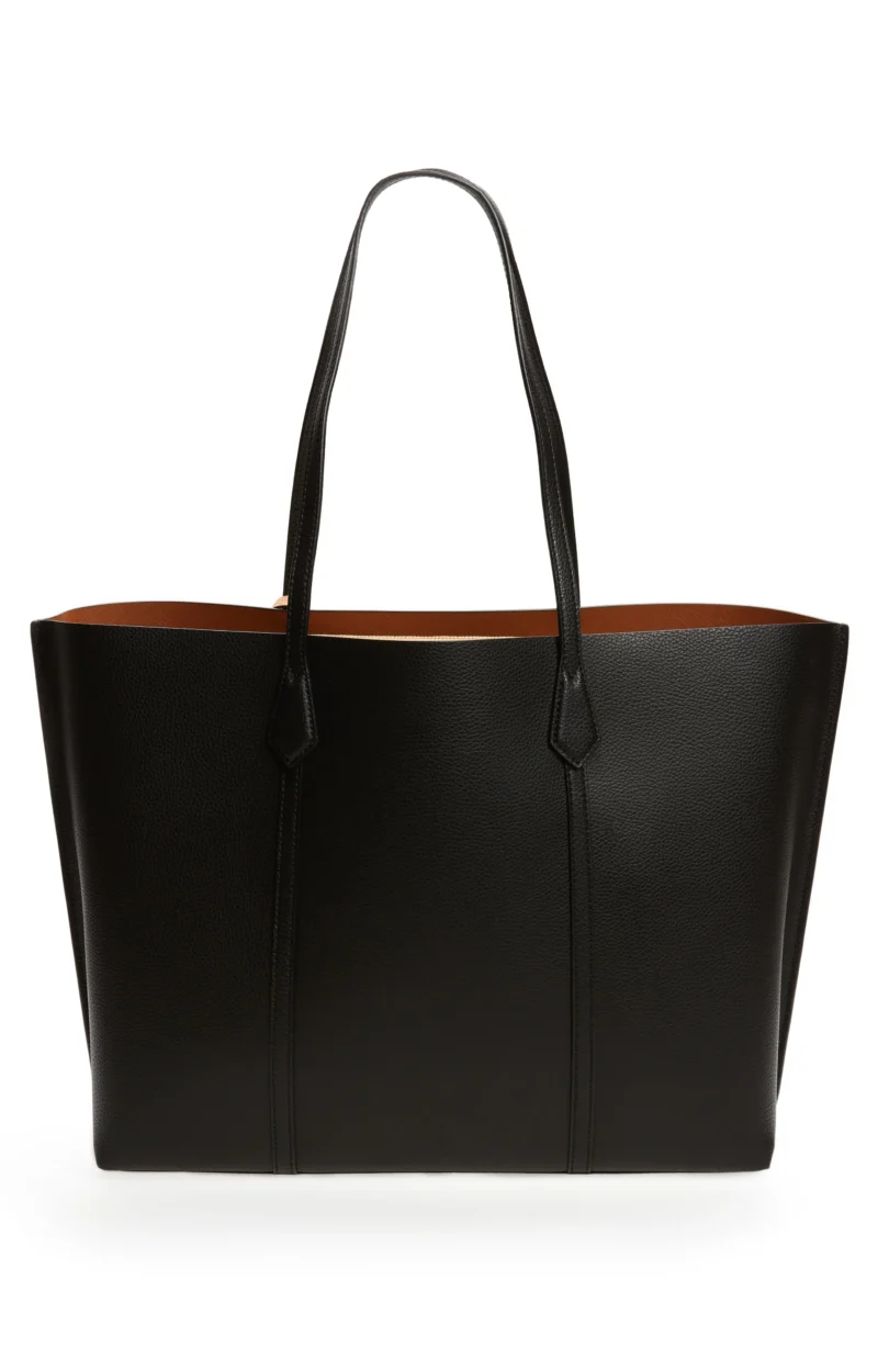 Perry Triple Compartment Leather Tote