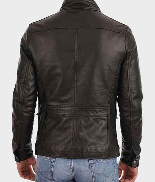 Men’s Black Biker Leather Jacket
