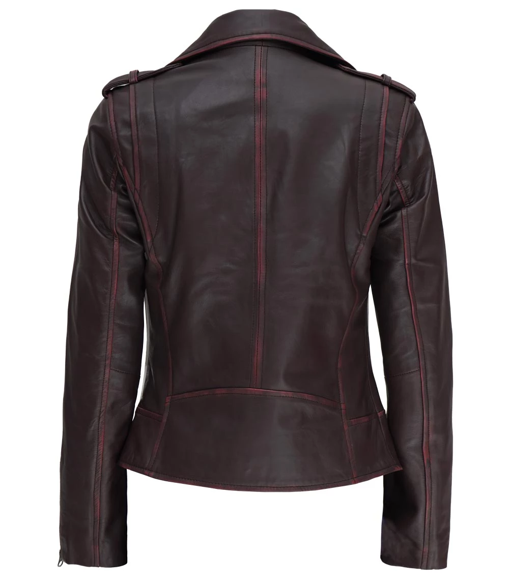 Womens Asymmetrical Moto Jacket
