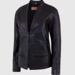 Soft Black Womens Leather Jacket