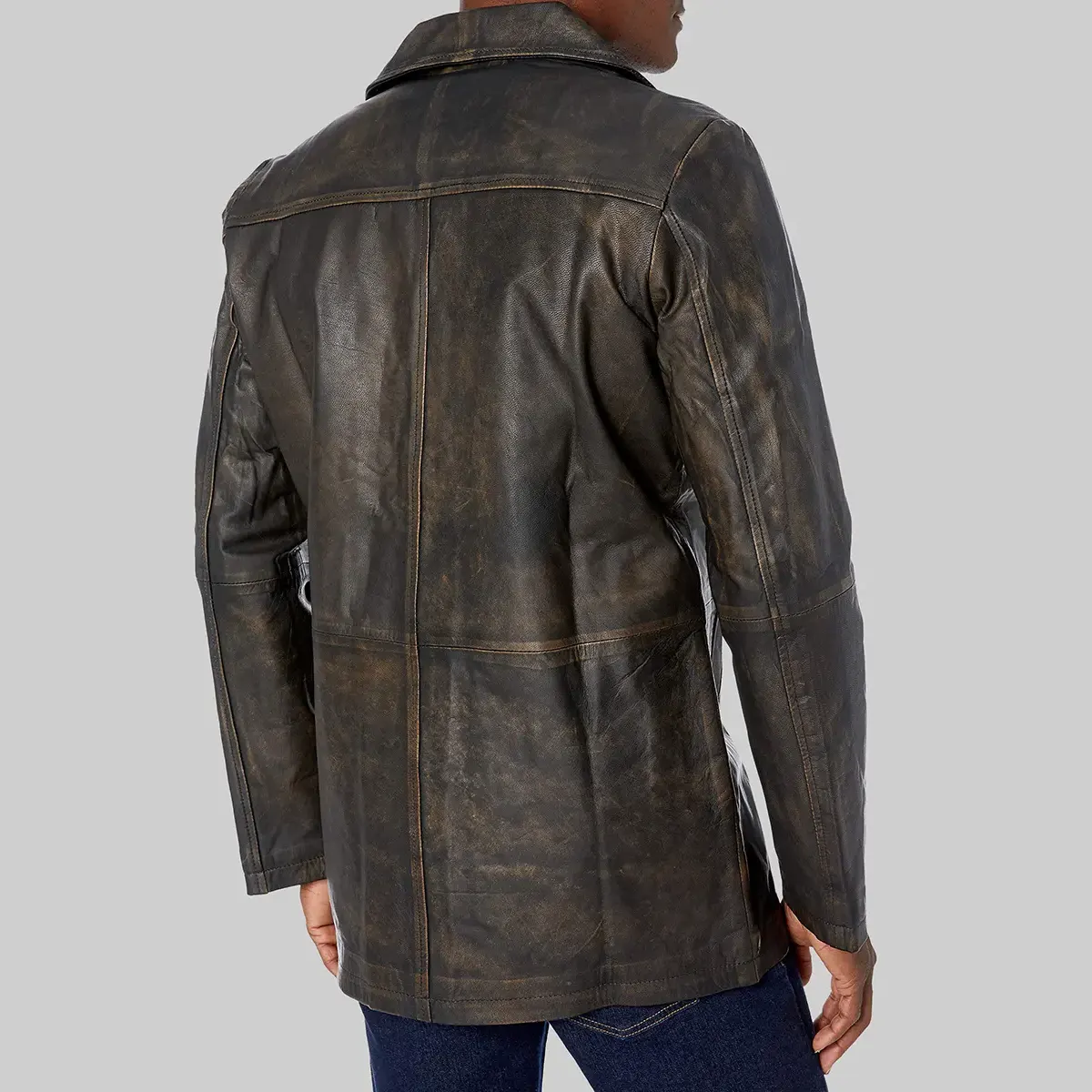 Men’s Vintage Brown Leather Jacket