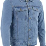 Men Denim Motorcycle Jacket