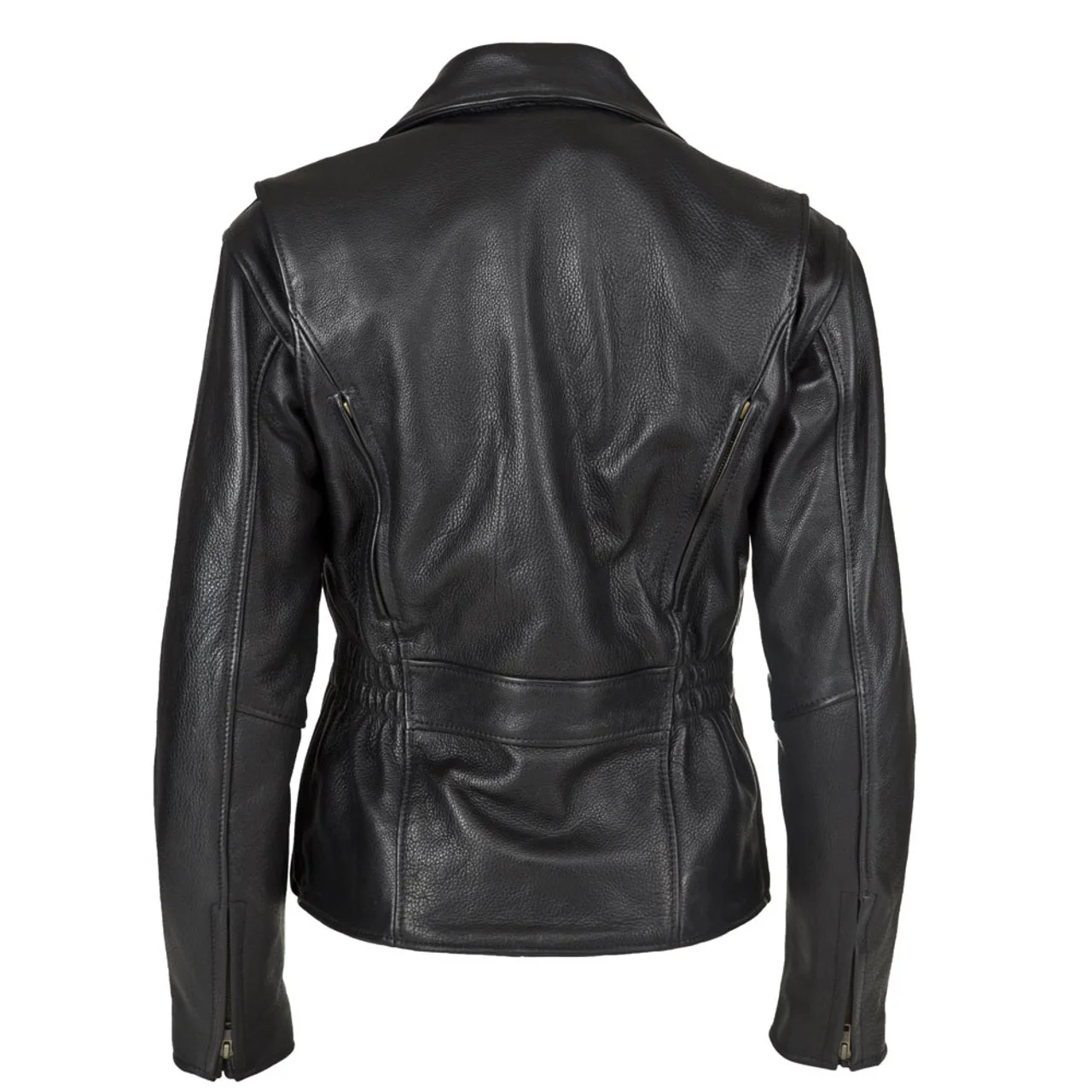 Womens Fitted Classic Motorcycle Jacket