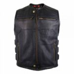 Motorcycle Leather Vest