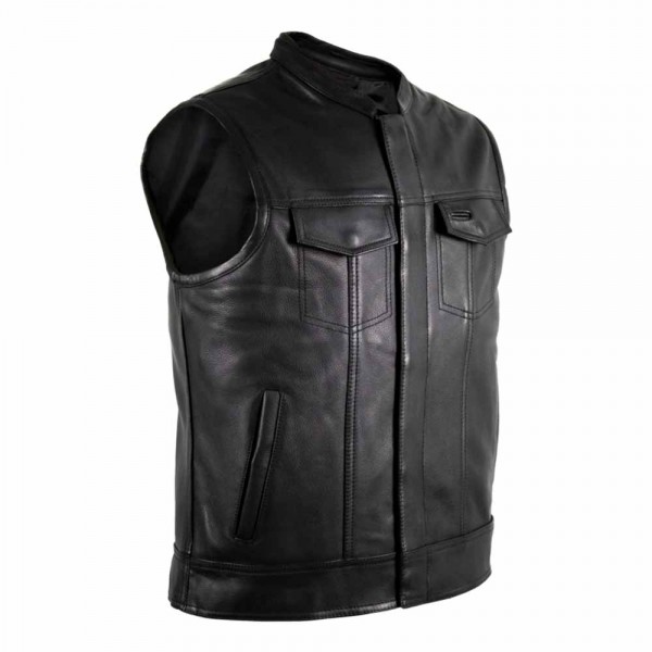 Biker Motorcycle Jeans Leather Vest