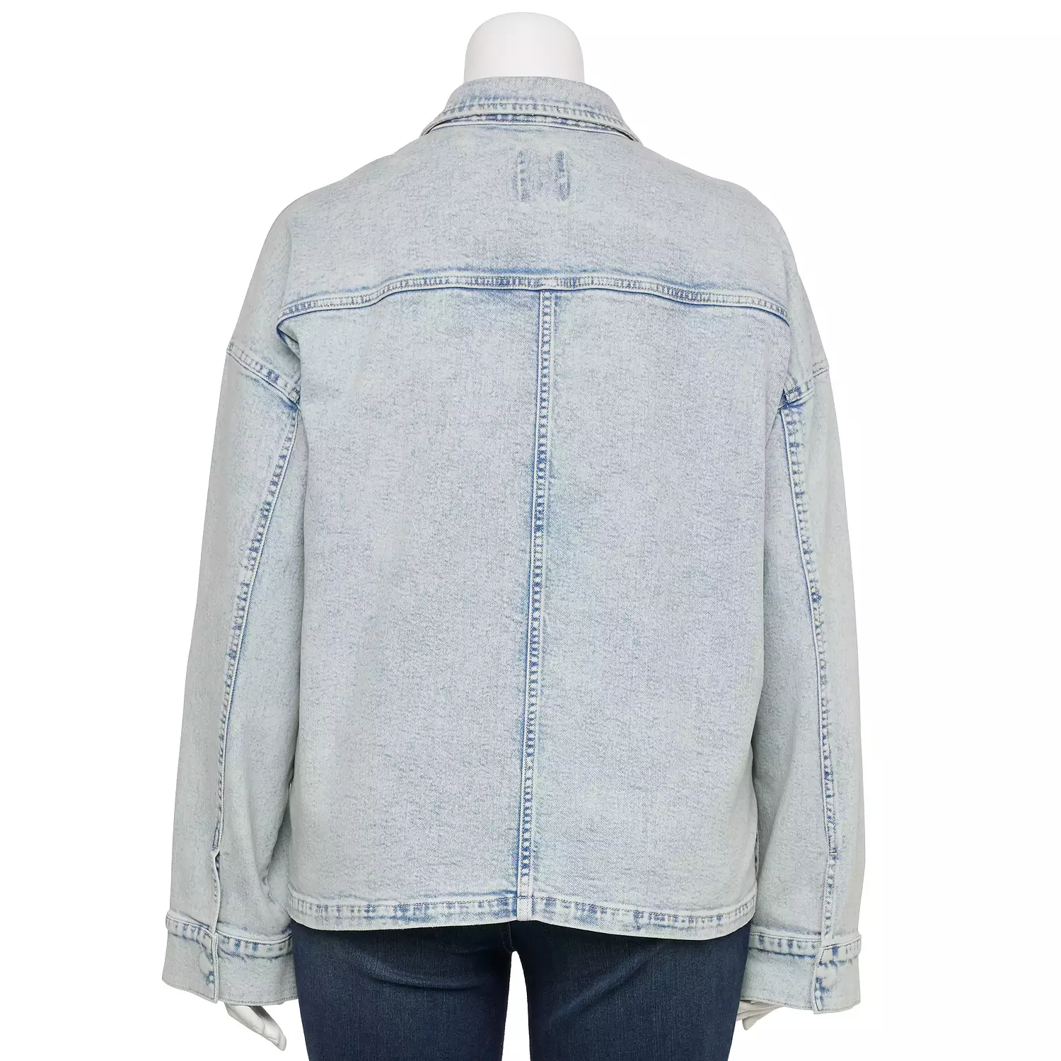 Plus Size Denim Jacket Womens