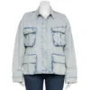 Plus Size Denim Jacket Womens