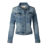 Stretch Denim Jacket Womens