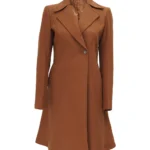 Womens Double Breasted Camel Coat