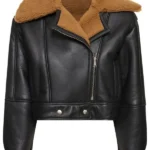 Women Shearling Lambskin Leather Jacket