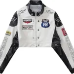 Biker Cropped Leather Jacket