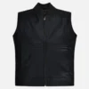 Men Black Highway Forge Leather Vest