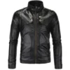 Womens Leather Black Motorcycle Jacket