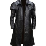 Mens Vegas A7 Faux Leather Duster Coat