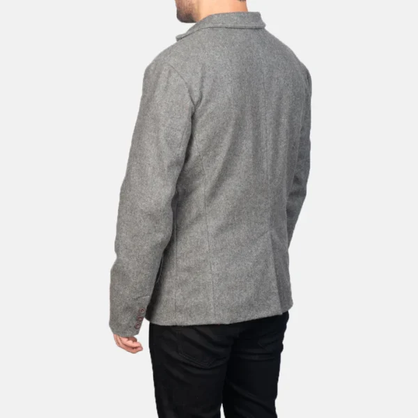 Mens Borges Grey Wool Blazer
