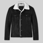 Leather Sherpa Jacket