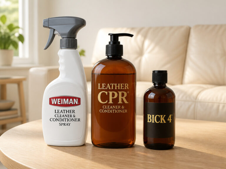 3 Best Leather Couch Cleaners and Conditioners of 2026