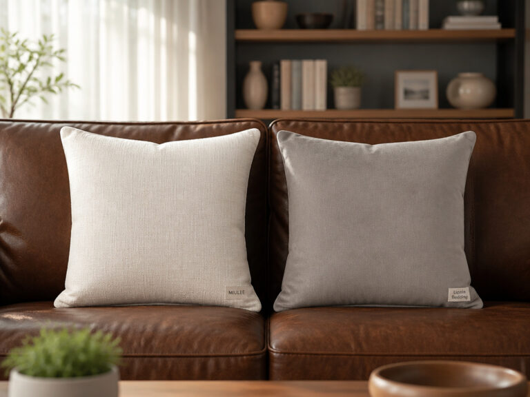 2 Best Pillows for Leather Couch (2026 Guide)