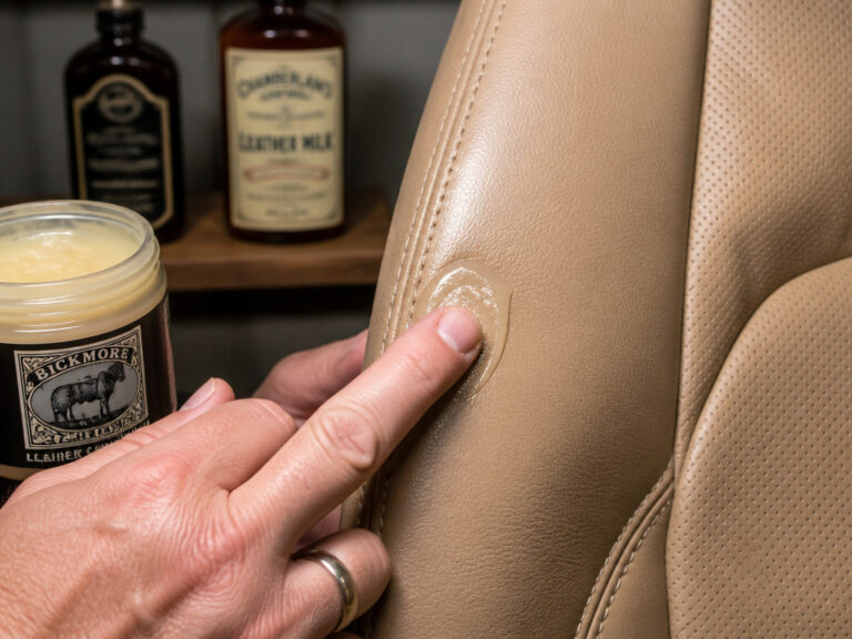 How to Condition Leather Car Seats | The Step Makers Avoid