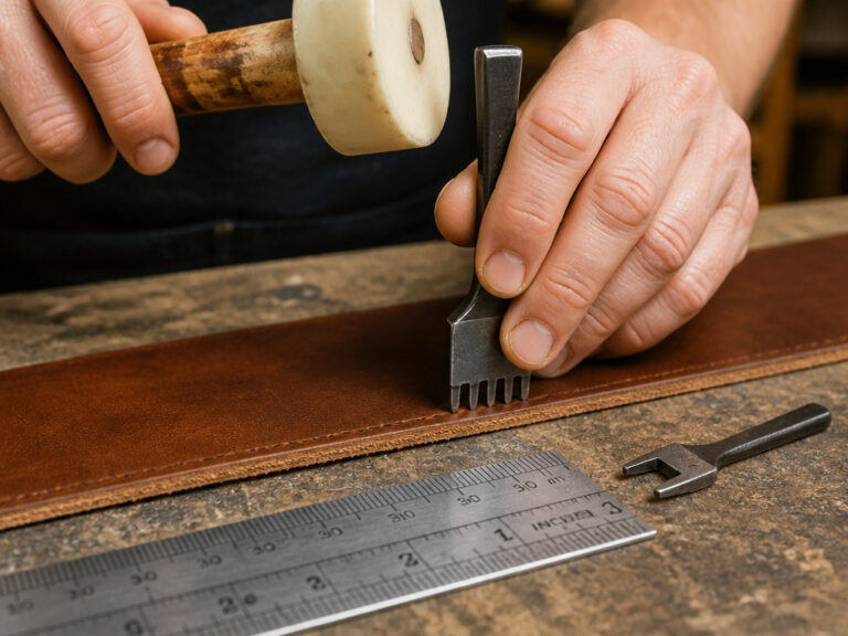 What Is a Pricking Iron? Building Perfect Stitches in Leather