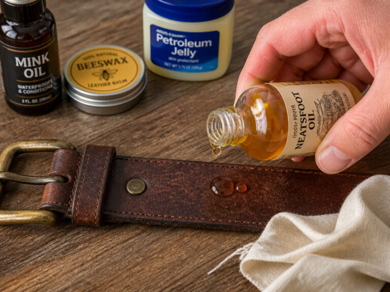 How to Soften a Leather Belt Safely With Oils and Conditioners