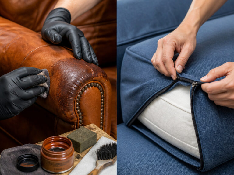 Leather vs Fabric Sofa Comparison: A Real-World Wear Test
