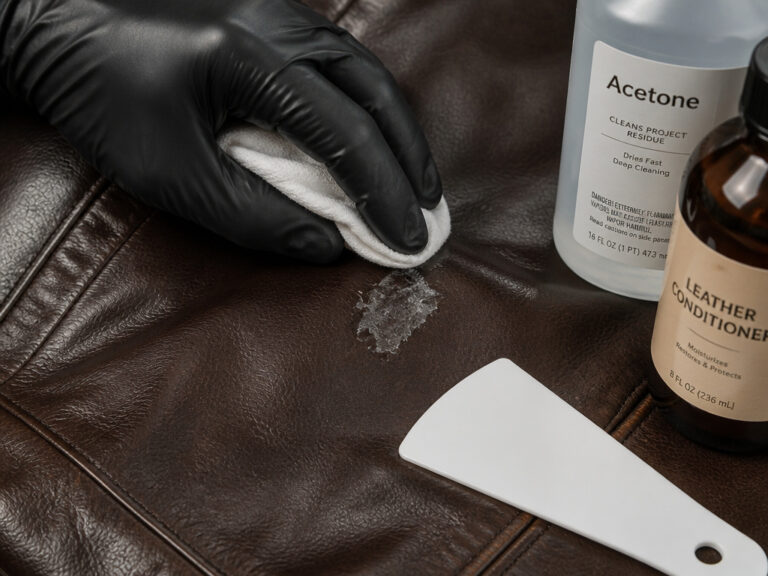 How to Remove Glue from Leather Safely Using an Acetone Test