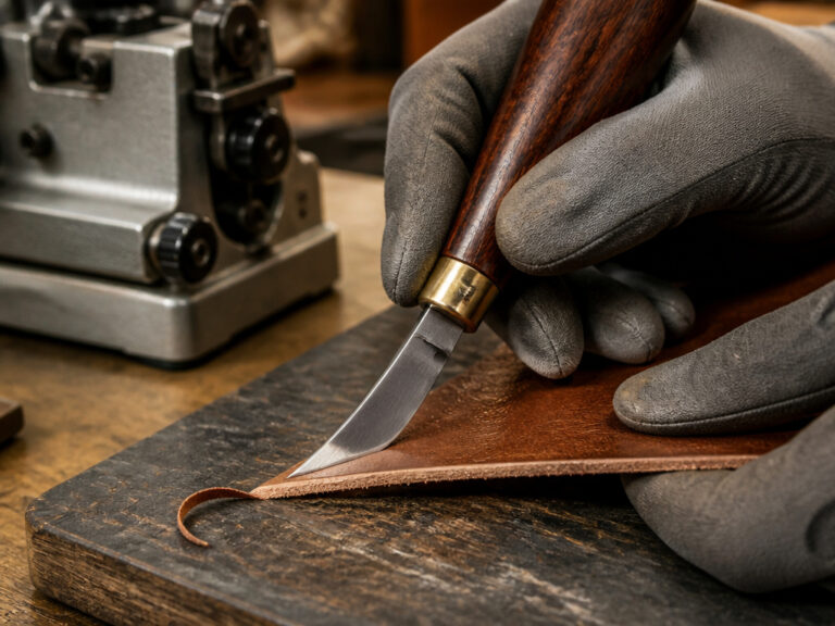 Skiving Knife Explained: The Key Tool for Thinning Leather