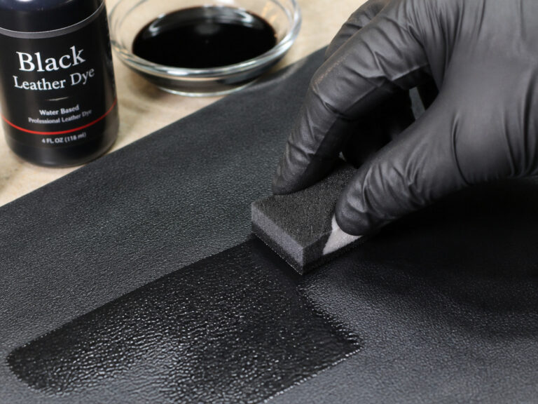 How to Dye Leather Black | The Method That Stops Rub-Off