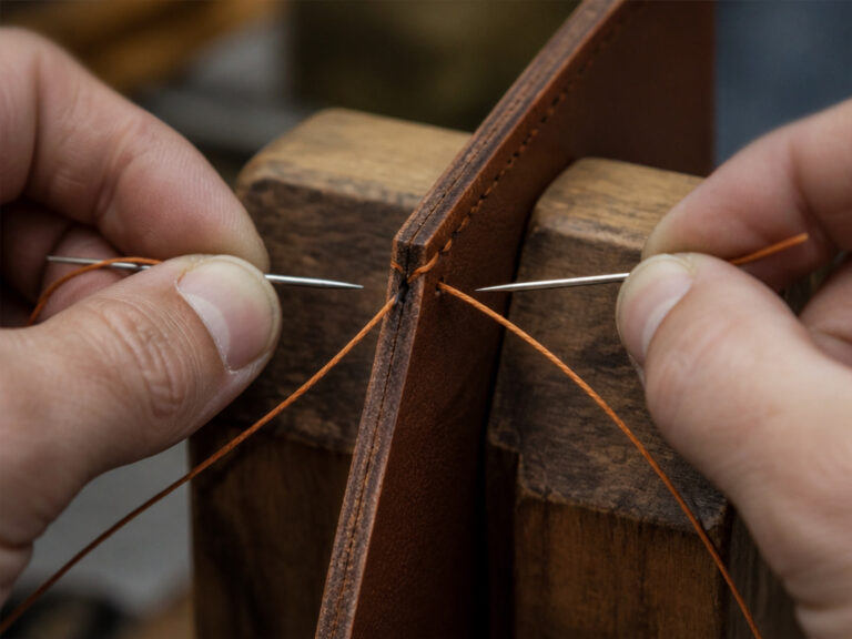 Compare Leather Saddle Stitch vs Machine Stitch Durability