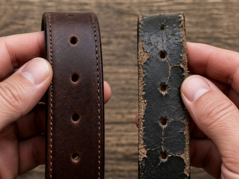 Understanding Full Grain vs Genuine Leather & Label Truths