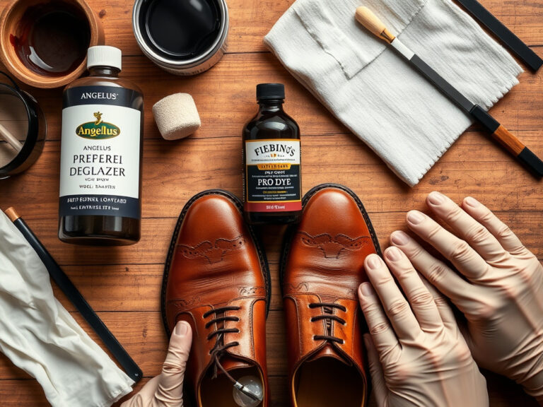 Dye Leather Shoes Properly to Avoid Blotches and Bronzing