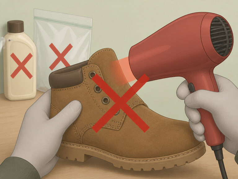 The Correct Way to Clean Nubuck Boots & Avoid Crack Damage