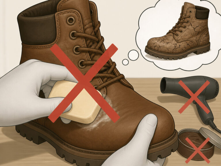 How to Clean Leather Work Boots | The Three-Step Method