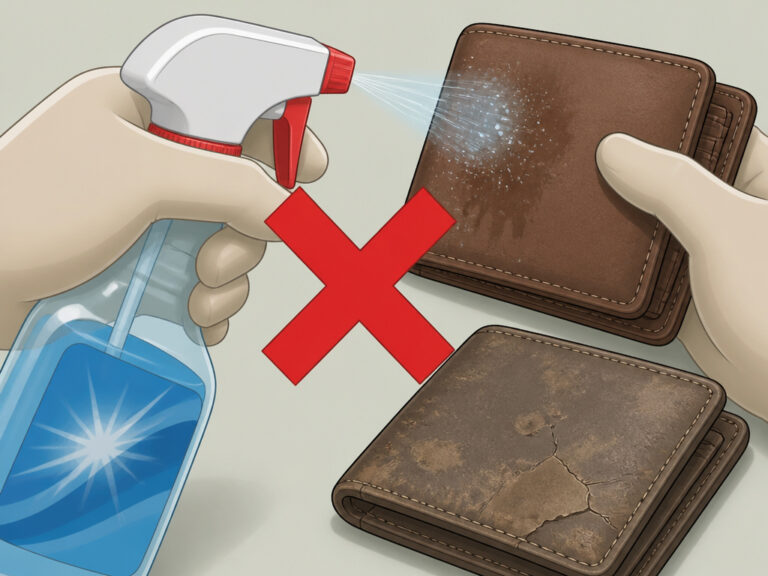 How to Clean a Leather Wallet | The One Part Nobody Rinses
