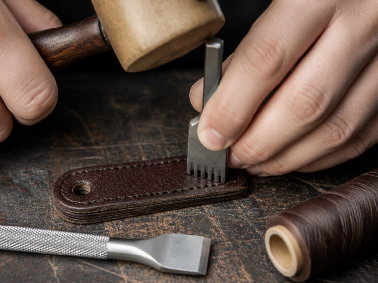 Your First Project: How to Make a Leather Keychain Quickly